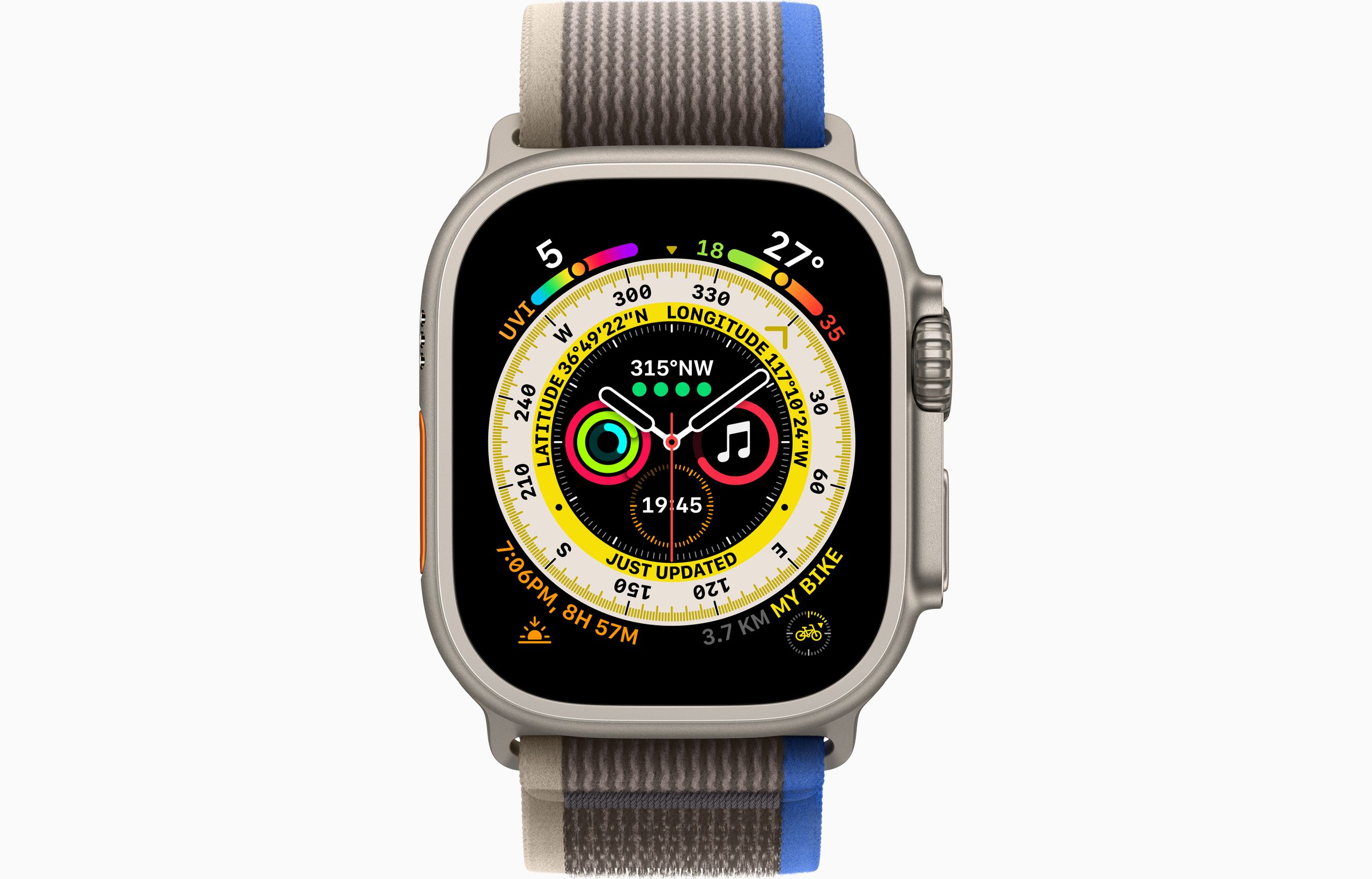 Buy Apple Watch Series 9 GPS + Cellular, 45mm Midnight Aluminium Case with  Midnight Sport Loop - Apple (IN)