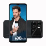 itel P40 Up to 8 GB RAM with Memory Fusion - 4 GB RAM + 64 GB Storage, FORCE BLACK