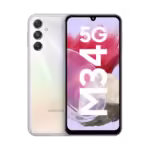 SAMSUNG Galaxy M34 5G - 8 GB RAM + 128 GB Storage, Prism Silver